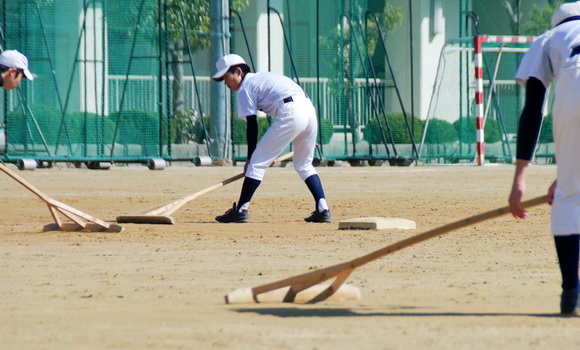 豊中高校野球部　練習風景8